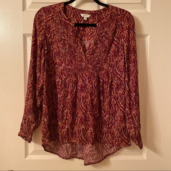NWT Lucky Brand Blouse / Size M - Picture 2 of 6